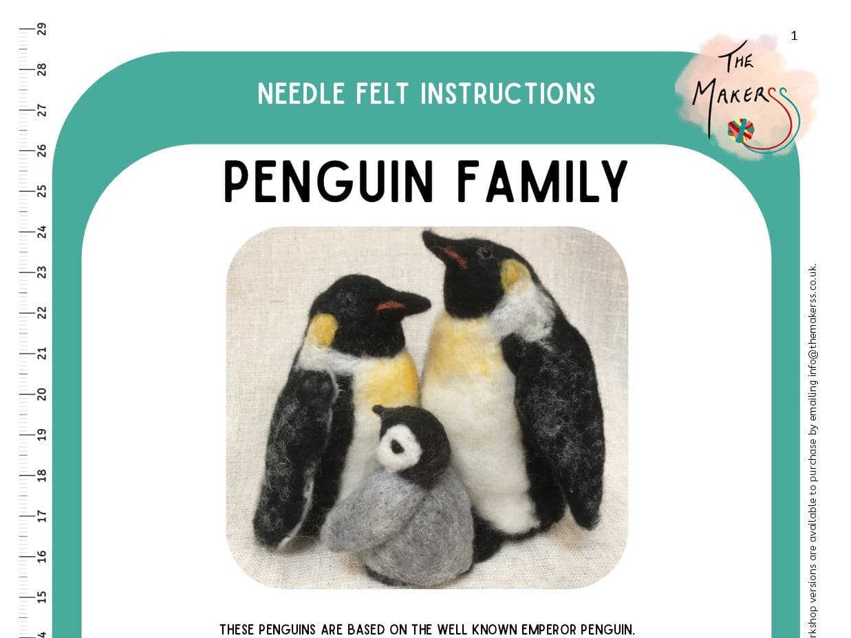 Penguin Family Instructions PDF - The Makerss