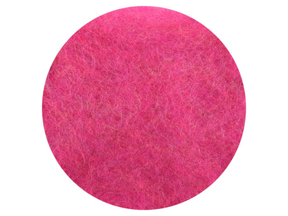 Pink Shimmer - dyed NZ Merino carded wool batts with sparkly fibres - The Makerss