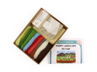 Poppy Landscape Needle Felt Kit - The Makerss