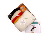 Puffin Needle Felt Pack - with or without tools - The Makerss