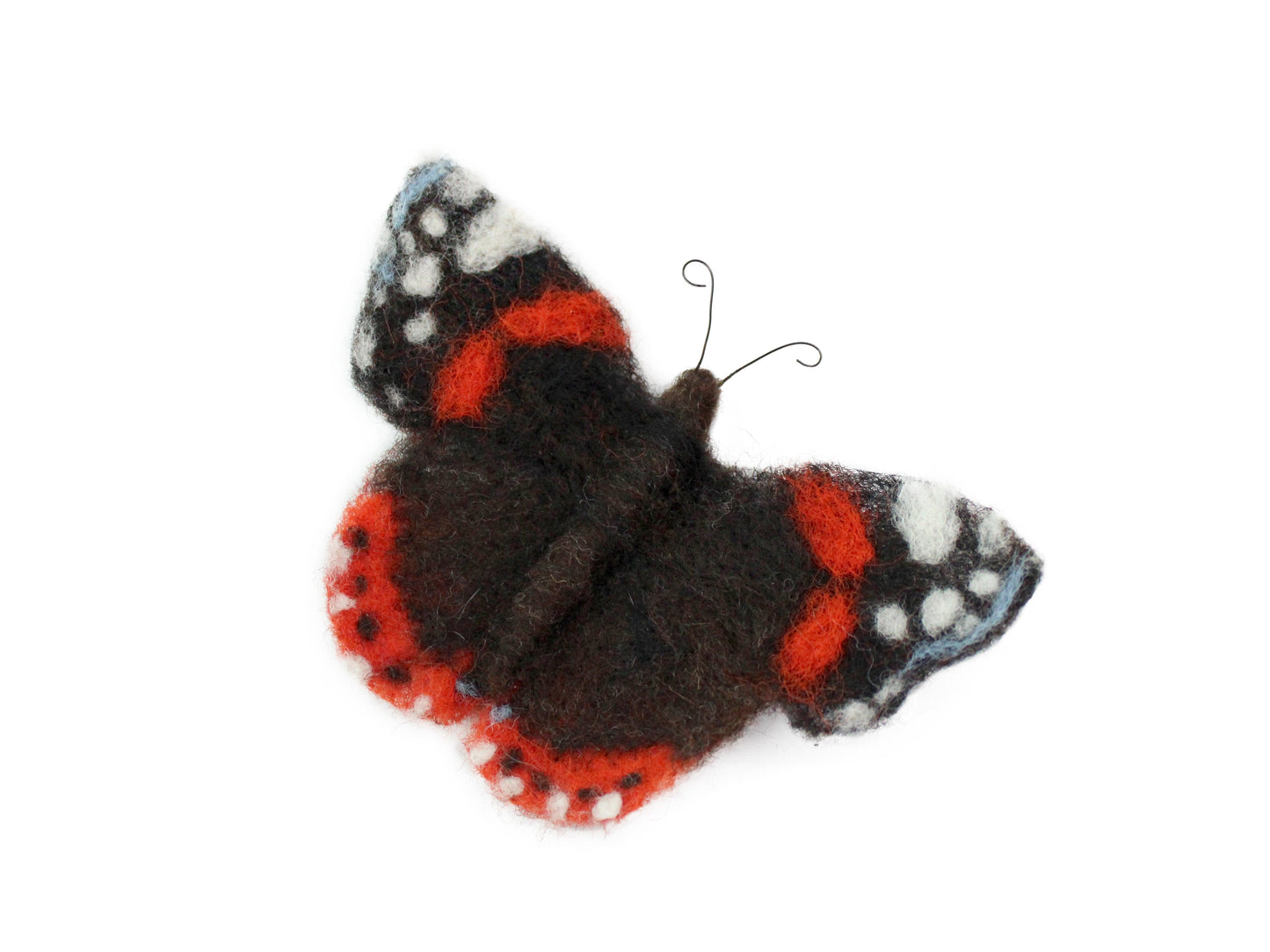 Red Admiral Butterfly Small Needle Felt Kit - The Makerss