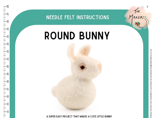 Round Bunny Instruction PDF - The Makerss