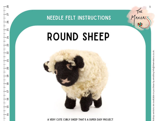 Round Sheep Instructions PDF - The Makerss