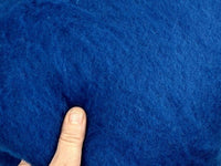 Royal Blue - dyed New Zealand Merino carded wool batts - various weights - The Makerss
