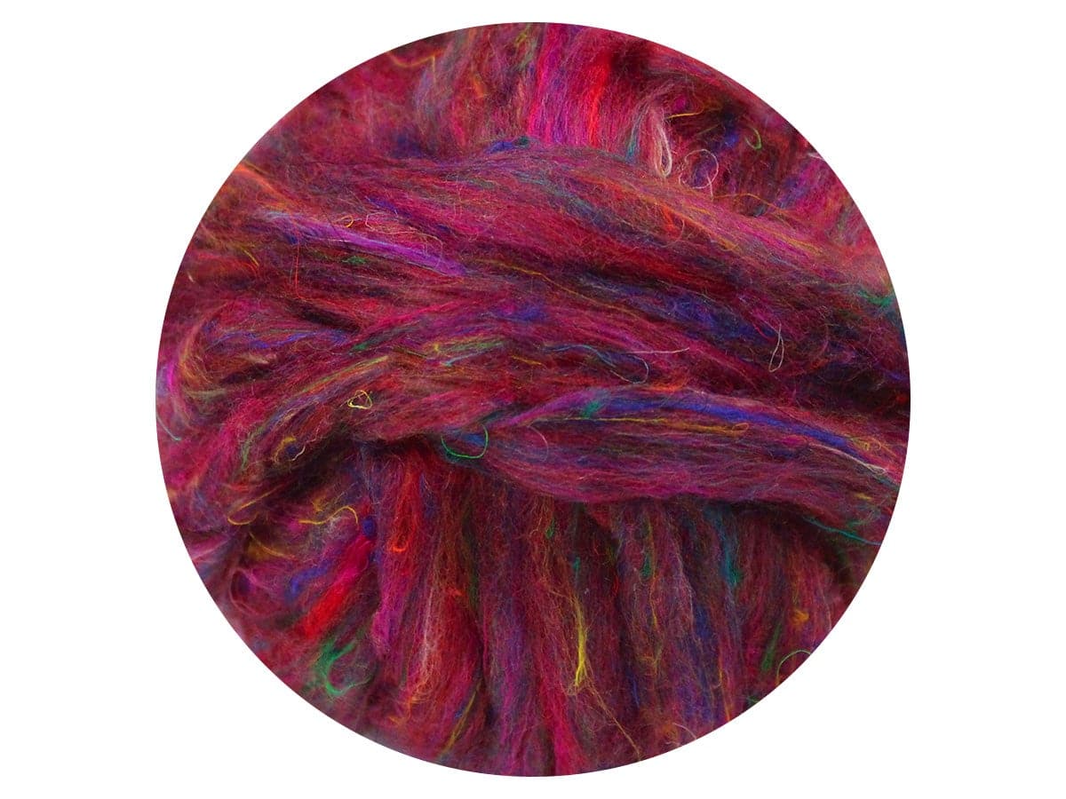 Carded Sari Silk Tops 25g - various options available - The Makerss