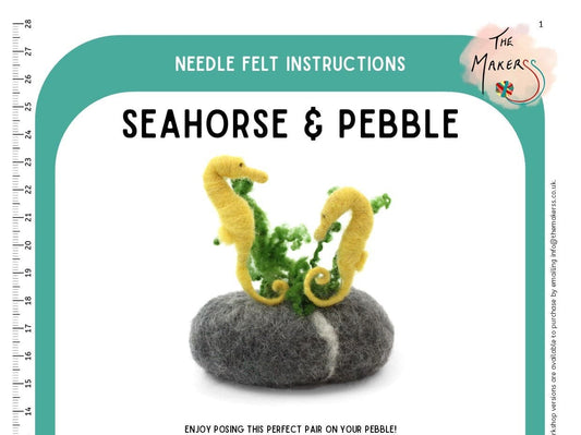 New and Improved - Seahorse and Pebble Instructions PDF - The Makerss