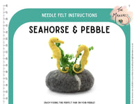Seahorse and Pebble Instructions PDF - The Makerss