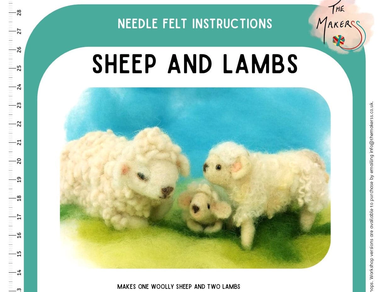 Sheep and Lambs Instructions PDF - The Makerss