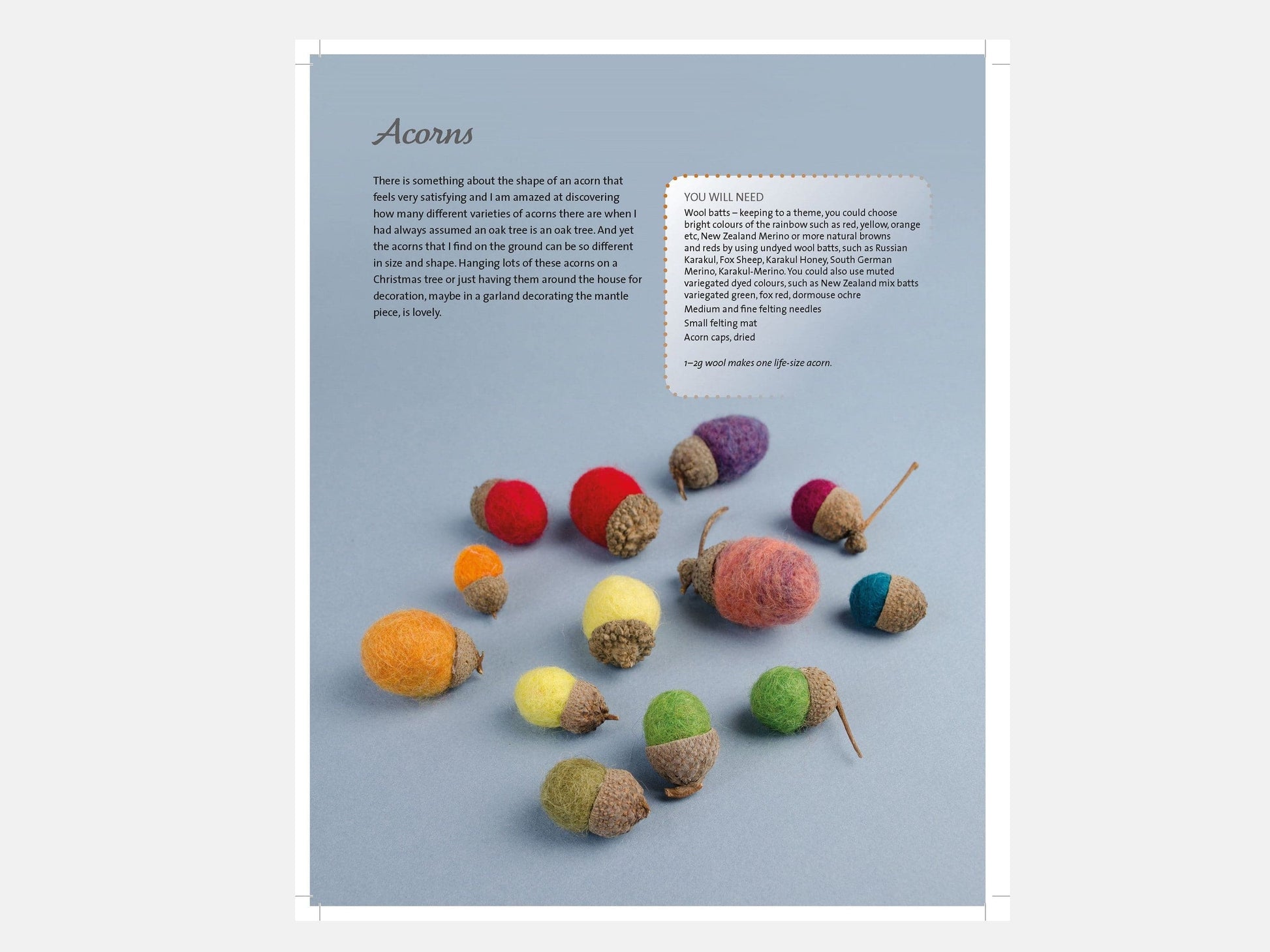 Making Simple Needle Felts Book (signed copy) - over 40 seasonal projects - The Makerss