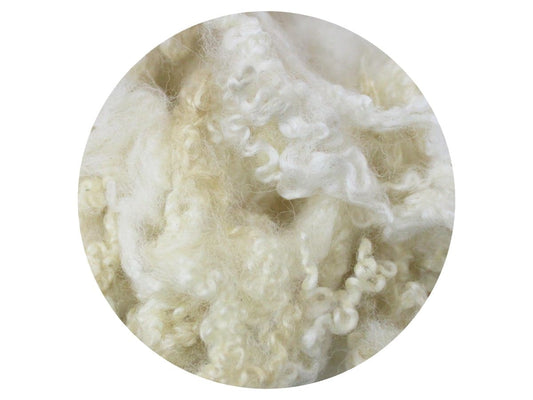 Leicester Curls - small cream curls 30g - The Makerss