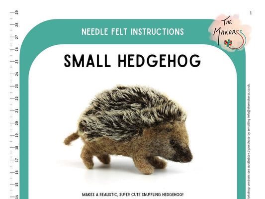 Small Hedgehog Instructions PDF - The Makerss