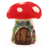 Small Toadstool House, Small Needle Felt Kit - The Makerss