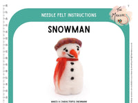 Snowman Instructions PDF - The Makerss