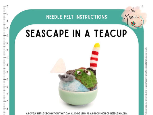 Seascape In A Teacup Instructions PDF - The Makerss