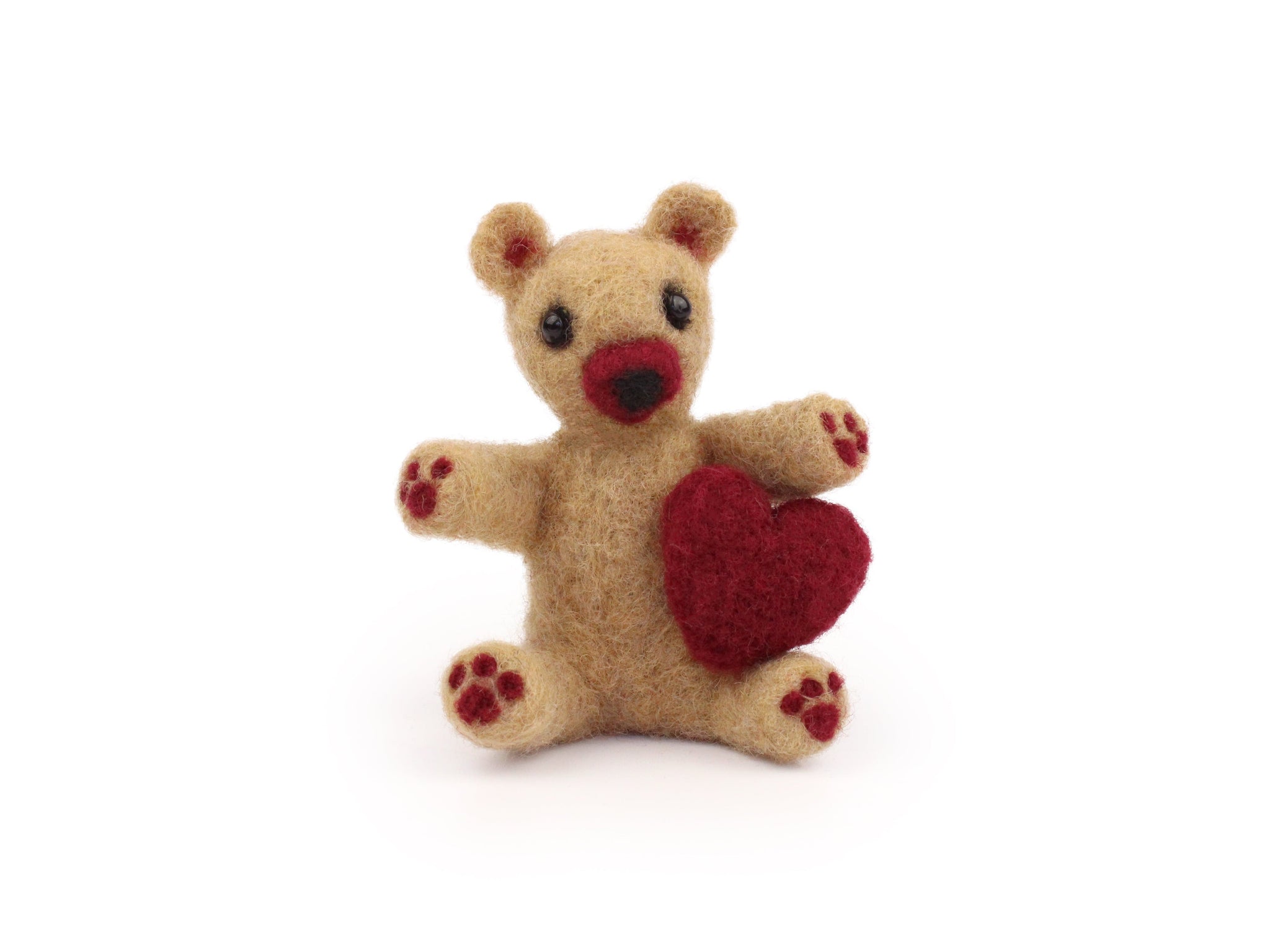 Teddy Bear Needle Felt Kit The Makerss