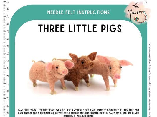 Three Little Pigs Instructions PDF - The Makerss