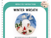 Winter Wreath Instructions PDF - The Makerss