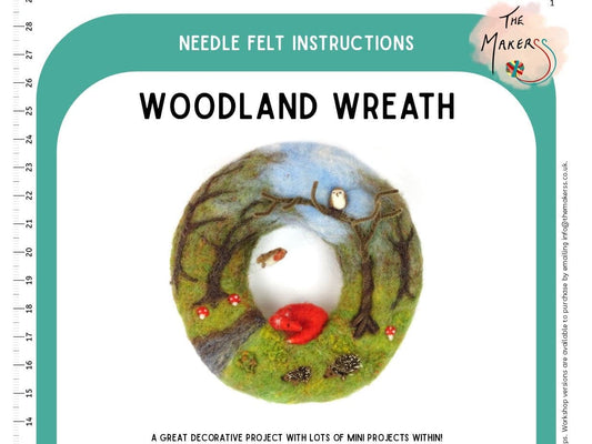 Woodland Wreath Instructions PDF - The Makerss