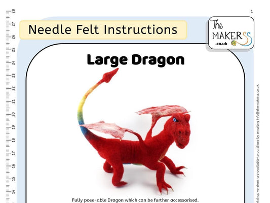 Large Dragon Instructions PDF - The Makerss