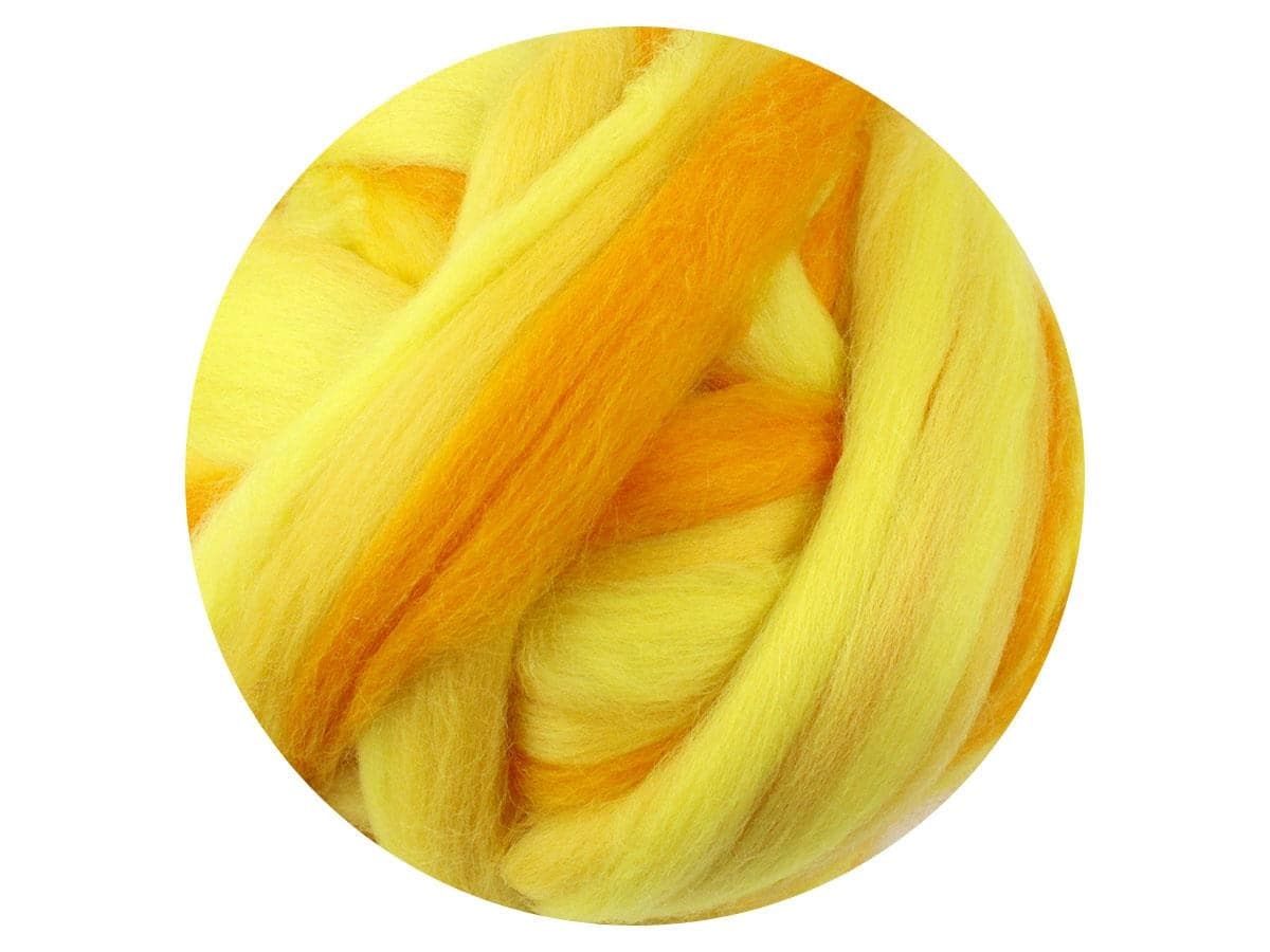 Yellow Tones Australian Merino Tops - The Makerss