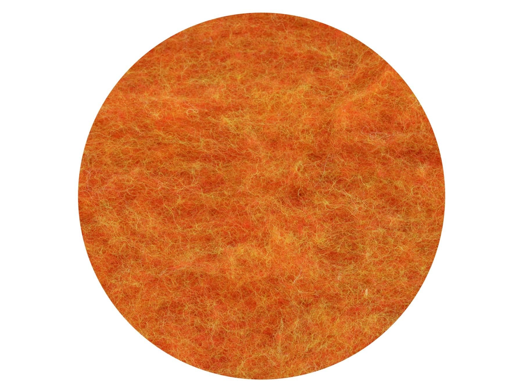 Golden Orange Australian Merino Dyed Carded Batts - The Makerss