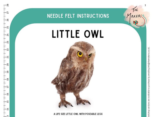 Life Size Little Owl Instructions PDF - The Makerss