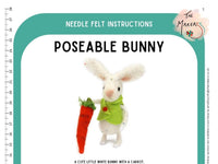 Poseable Bunny Instructions PDF - The Makerss